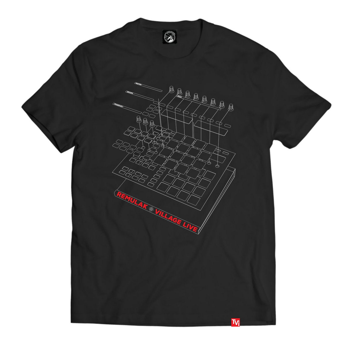 Deconstructed Sampler / Remulak T-shirt (Black)
