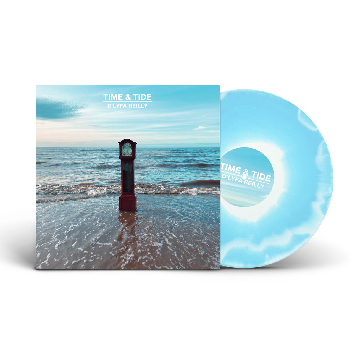 D'Lyfa Reilly - Time & Tide (Blue & White Swirl Vinyl)