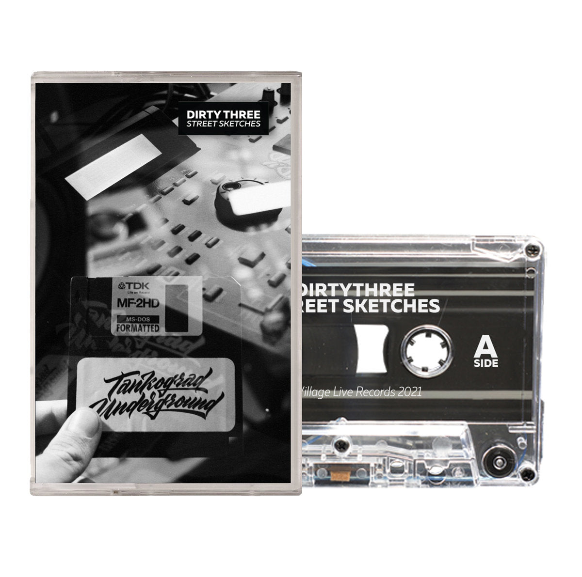 DIRTYTHREE - Street Sketches (Cassette)
