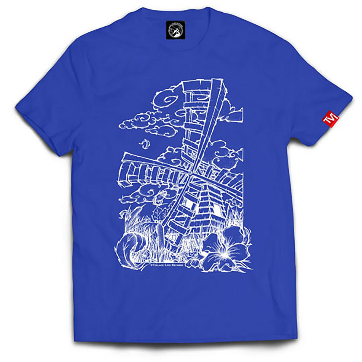 Village Live Windmill T-Shirt (Blue)
