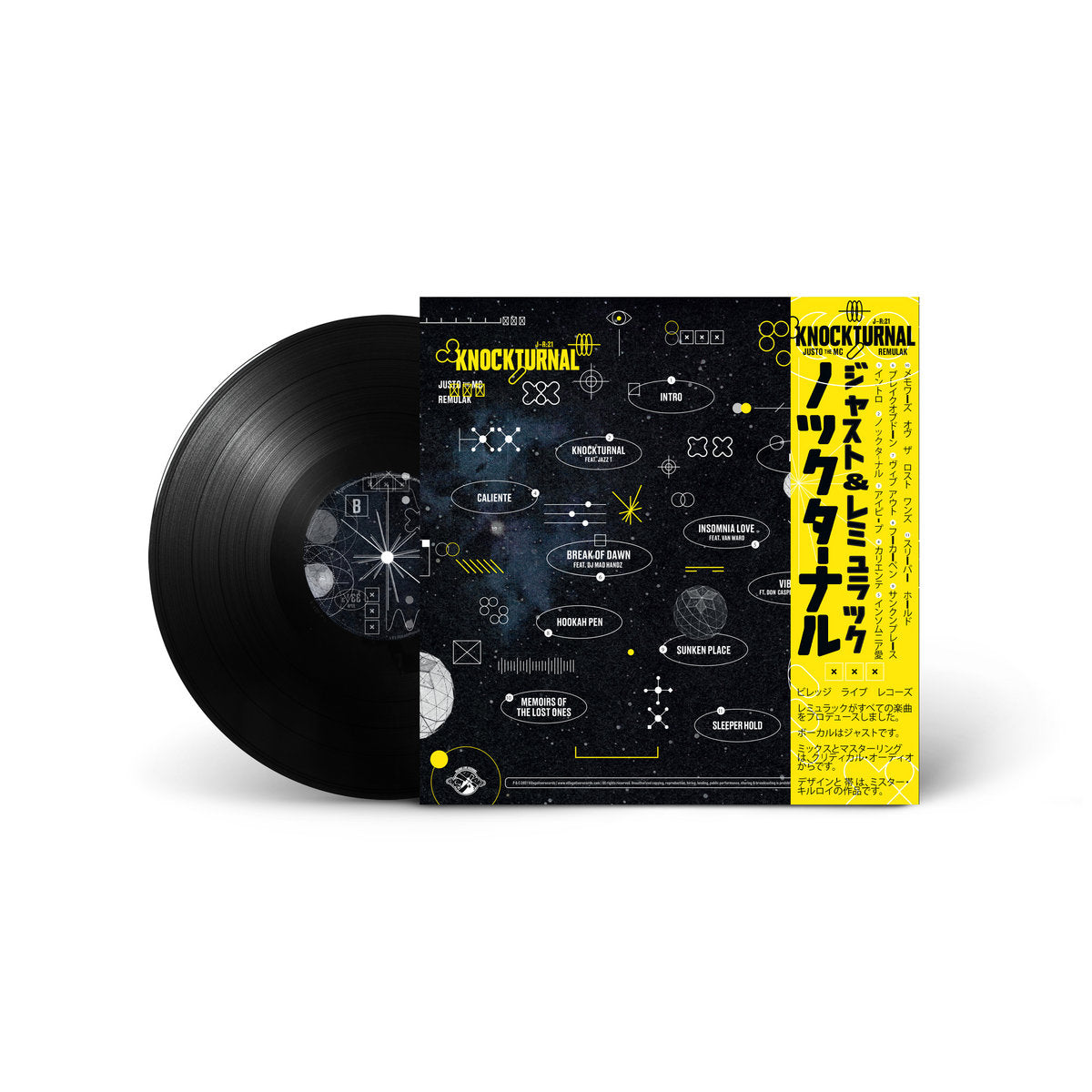 Justo The MC & Remulak - Knockturnal (Black Vinyl)