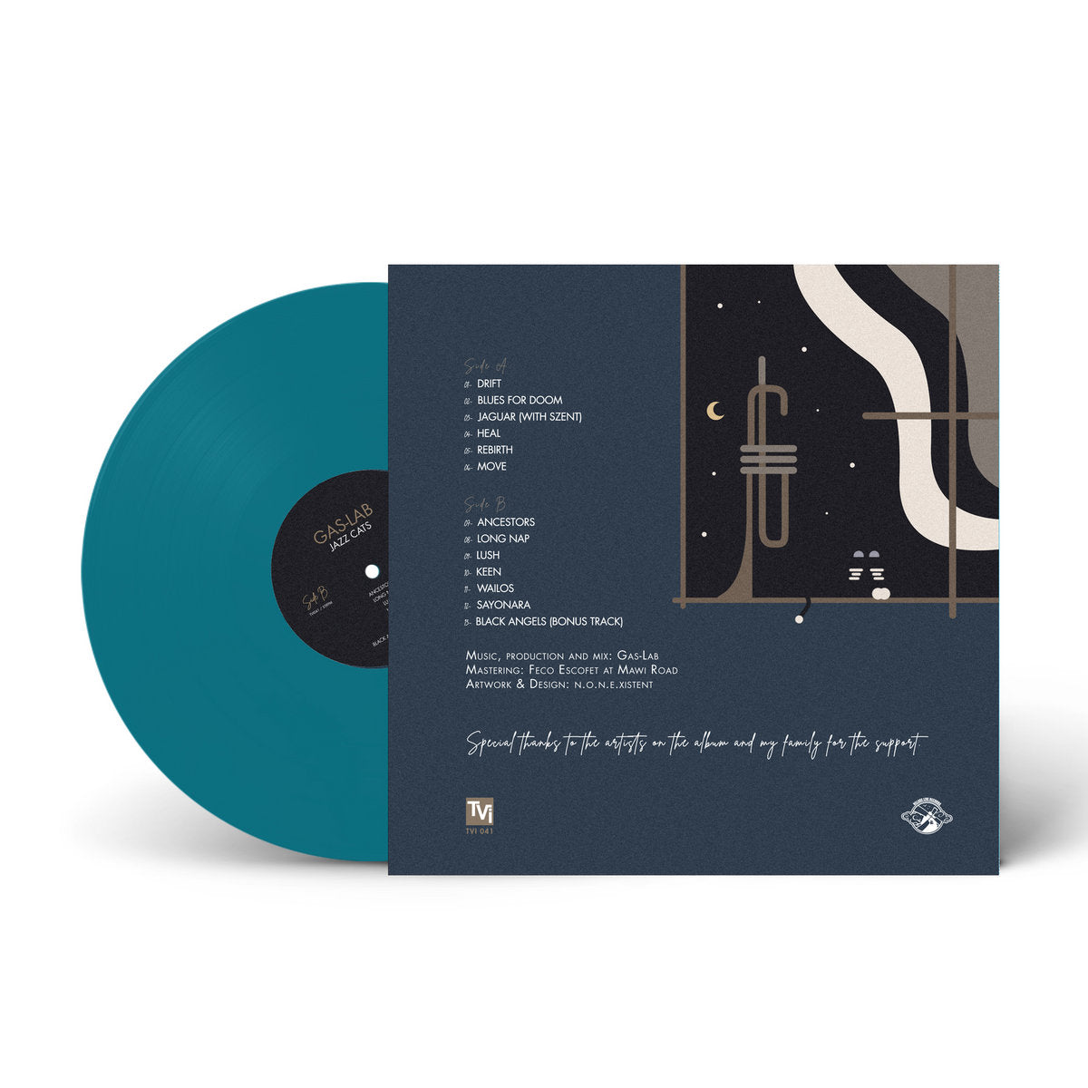 Gas-Lab - Jazz Cats (Transparent Blue Vinyl)