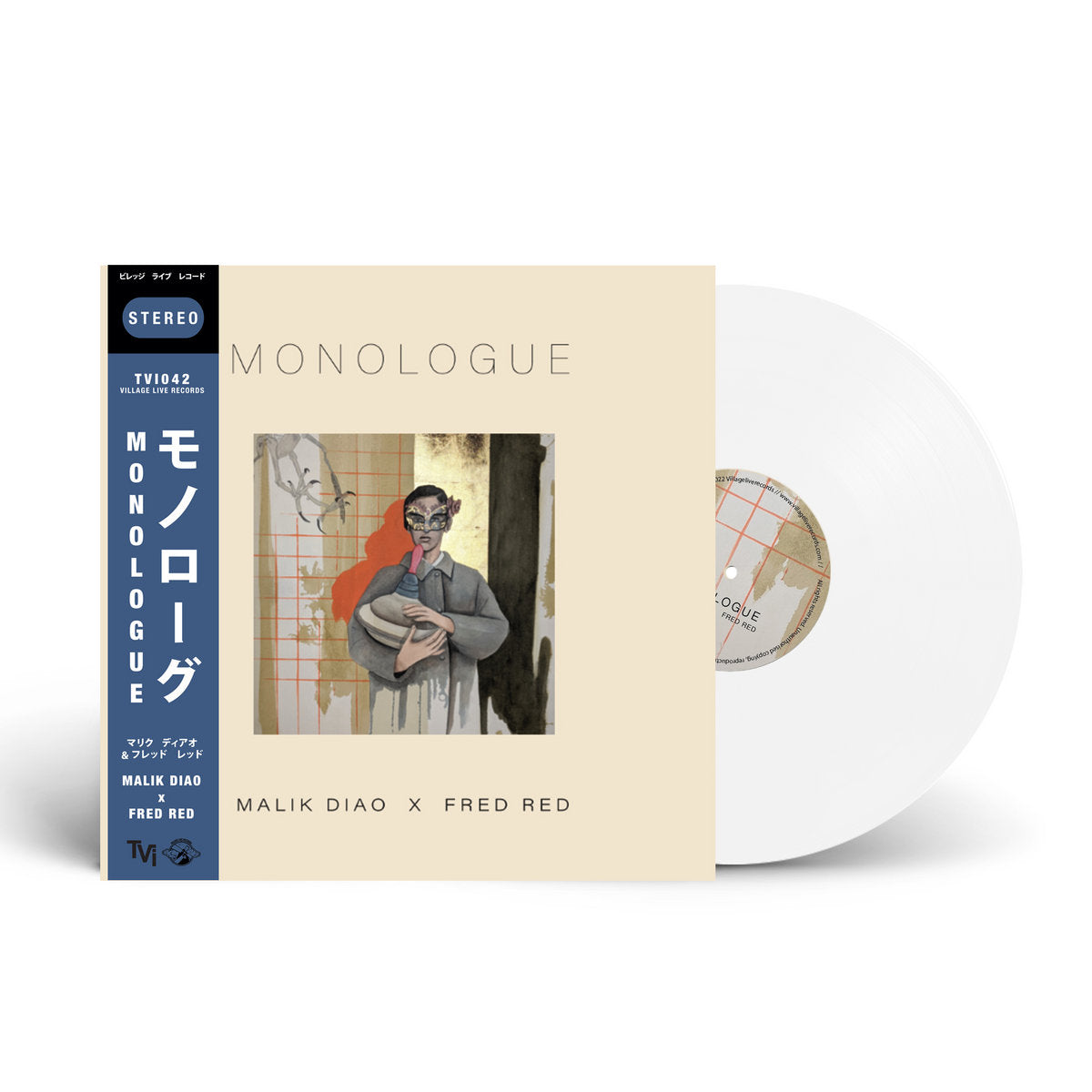 Malik Diao & Fred Red - Monologue (White Vinyl)