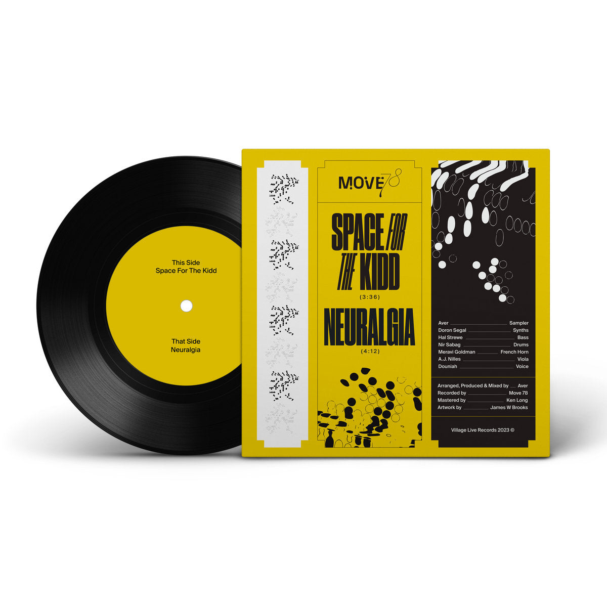Move 78 - Space For The Kidd / Neuralgia (Black Vinyl)
