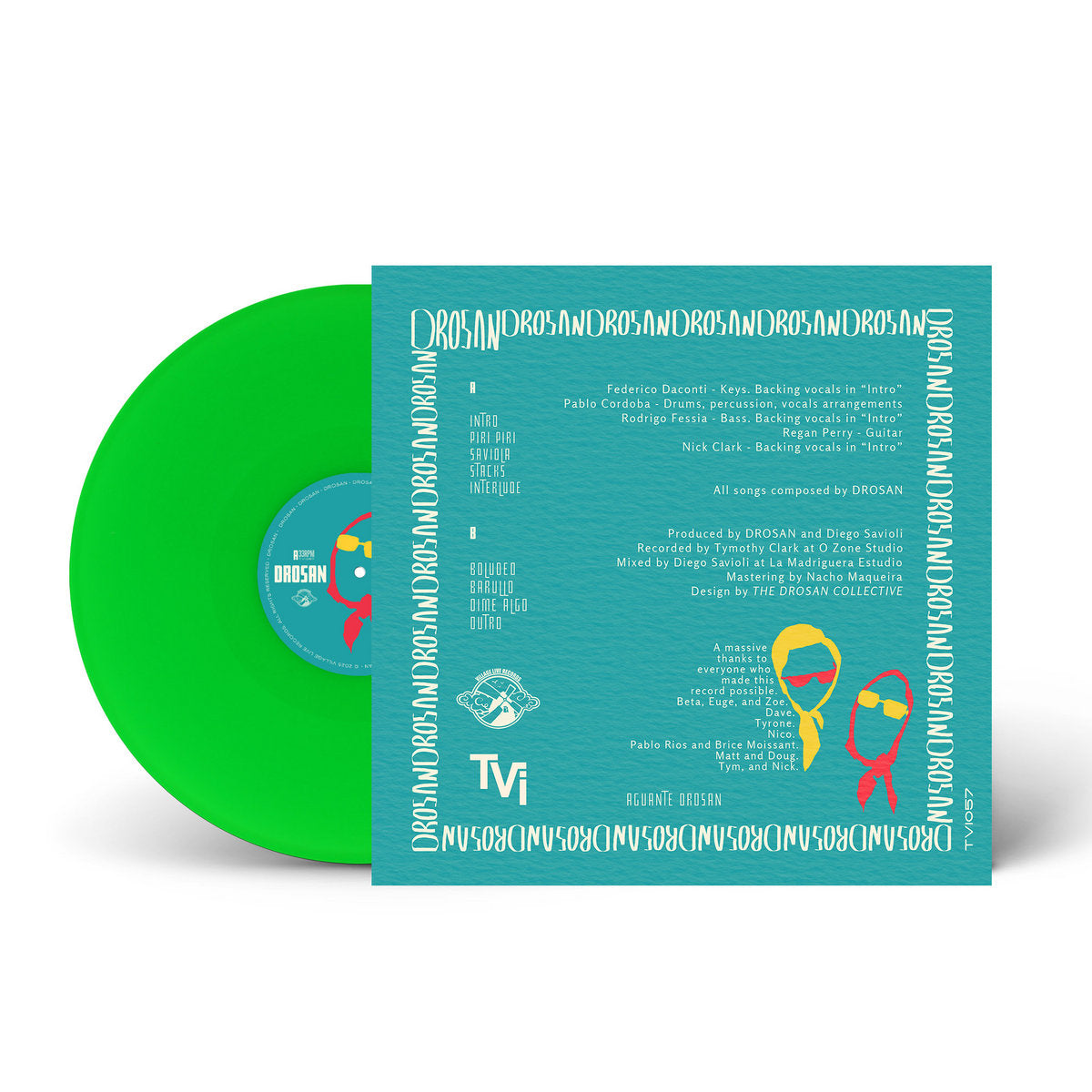 DROSAN - DROSAN (Neon Green Vinyl)