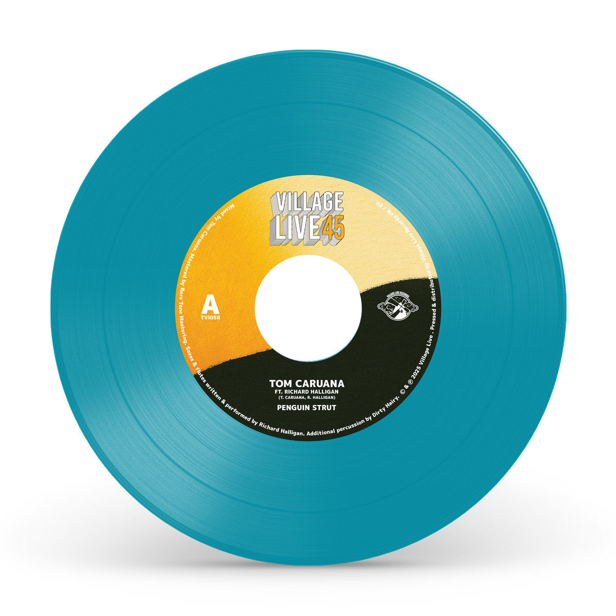 Tom Caruana - Penguin Strut / Pole Star (Transparent Blue Vinyl)