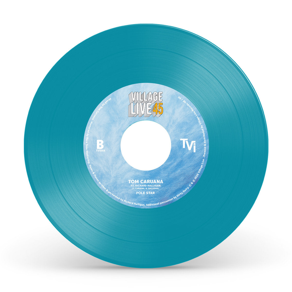 Tom Caruana - Penguin Strut / Pole Star (Transparent Blue Vinyl)