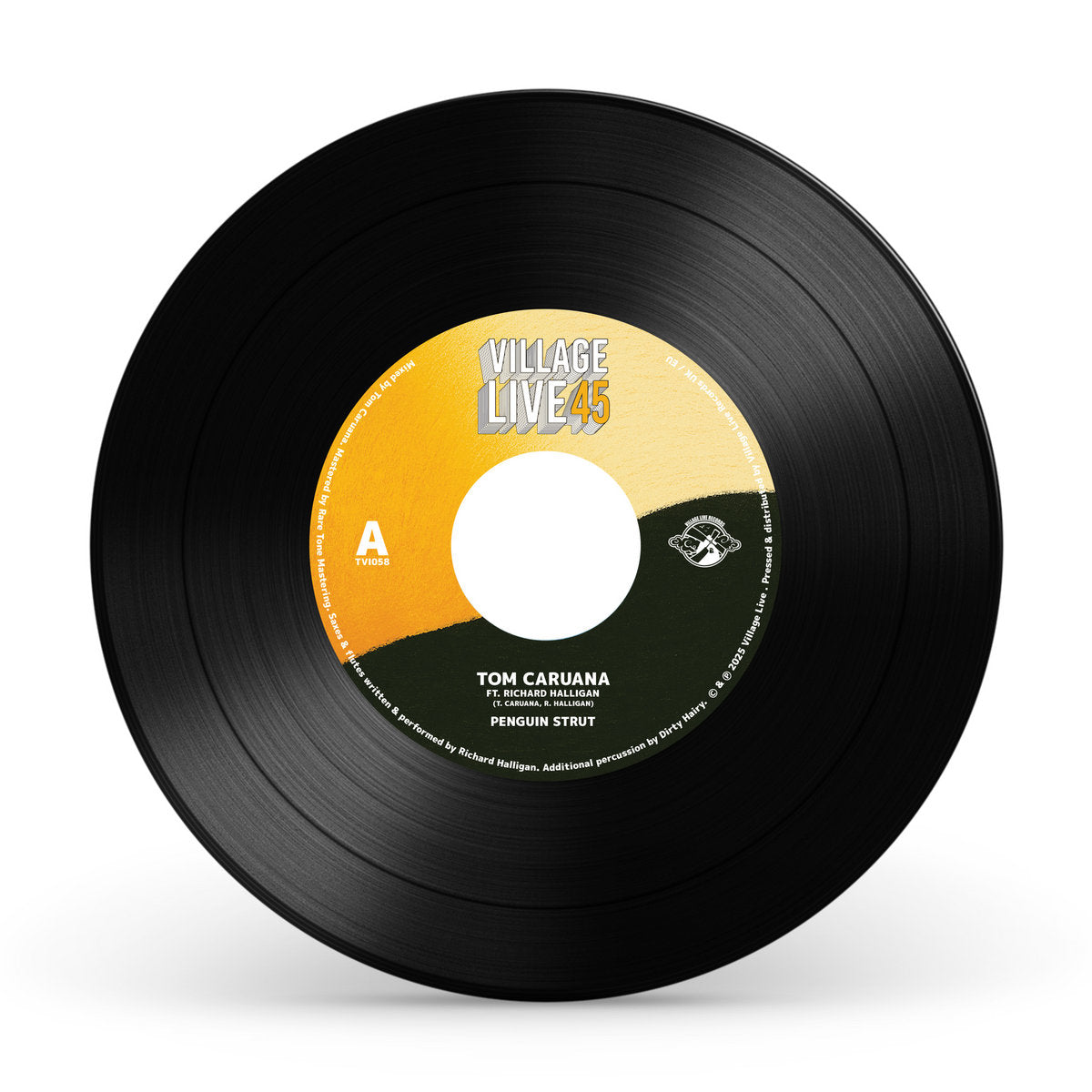 Tom Caruana - Penguin Strut / Pole Star (Black Vinyl)