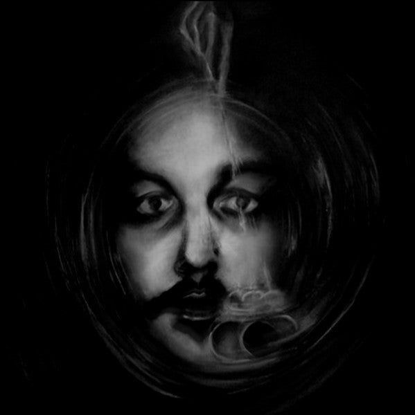 Surreal black-and-white portrait of Funkonami, featuring a distorted, double-exposure effect with swirling textures. The abstract imagery reflects the producer’s deep, cinematic, and atmospheric beat-making style.