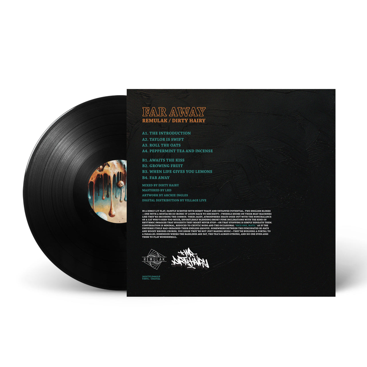 Remulak & Dirty Hairy - Far Away (Black Vinyl)