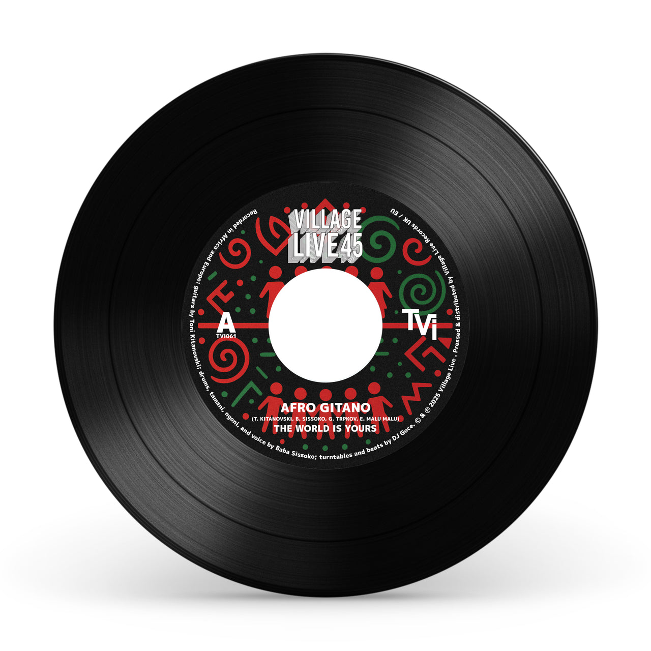 Afro Gitano - The World is Yours / Afro Gitano (Black Vinyl)